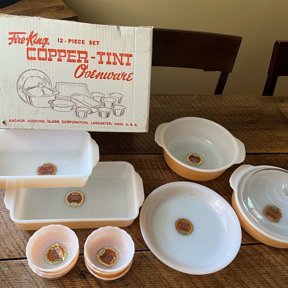 Vintage/New Complete Set Fire King